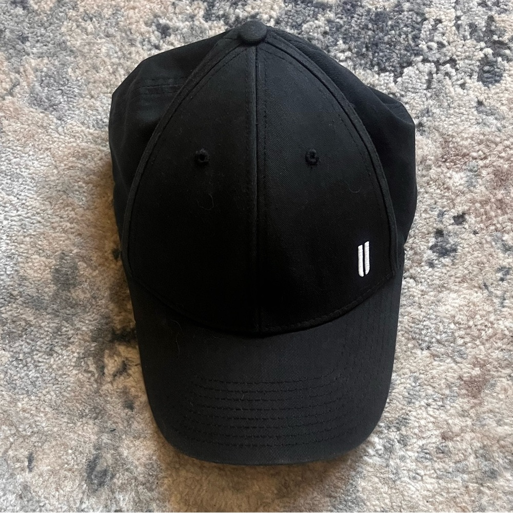 NOBULL Black Baseball Cap with Minimal White Logo